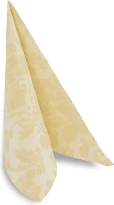 Produktbild von Hypafol Airlaid Motiv-Serviette Dauphine creme | 100St. | 40x40cm | für Gastronomie & Zuhause | hochwertiges Material
