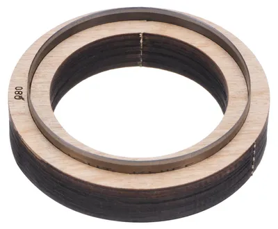 Stanzform rund 80 mm Ø, Edelstahl, für Leder & Basteln