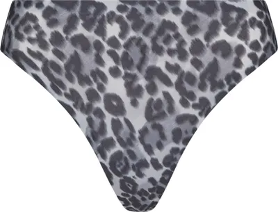 Zdjęcie produktu dla Stringi damskie Chantelle - Stringi, miękkie elastyczne, bezszwowe, niewidoczne, jeden rozmiar 36-44, wzór szara panterka One Size