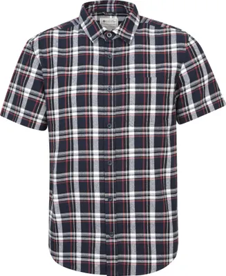 Image de Mountain Warehouse - Chemise à manches courtes « Trace » pour homme MW4038 (4XL) (bleu)
