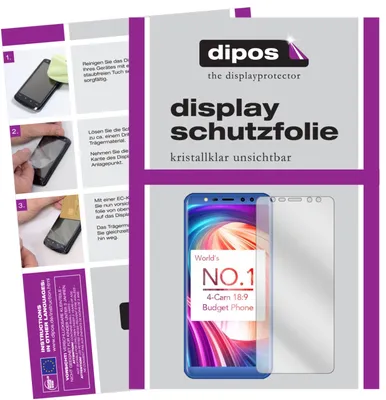 Produktbild von 3+3x Schutzfolie für Leagoo M9 klar Displayschutzfolie Folie Display Schutz