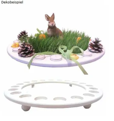 Produktbild von Dekoration Teelichthalter Außendurchmesser 45 cm, Höhe 6,5 cm. NEU