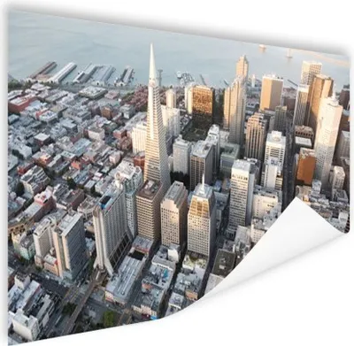 Produktbild von MuchoWow® Poster San Francisco - Skyline - Städte 120x80 cm - Bilder