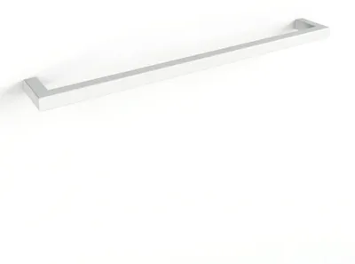 Productafbeelding van Handdoekhouder VANA 55 cm – gemaakt van hoogwaardig staalbuis | Wit | Metalbude
