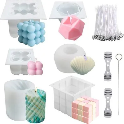 Image de Kit de fabrication de bougies, bougies parfumées faites maison, coffret cadeau