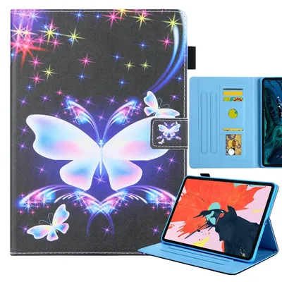 Produktbild von Für Apple iPad 11. Gen A16 2025 / 10.9 2022 Kunstleder Tablet Tasche Motiv 4 Hülle Etuis