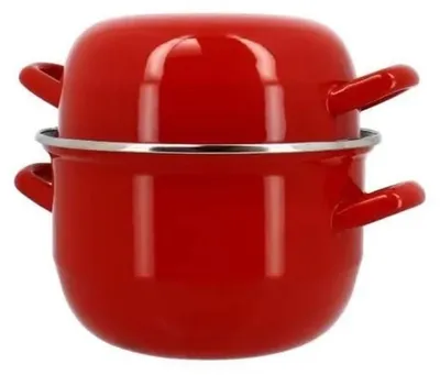 Obrázek produktu pro Hrnec - MENASTYL - 3645562 - Smaltovaná ocel - Černá - 18 cm - 2,7 litru - Vhodný pro všechny typy varných desek včetně indukce