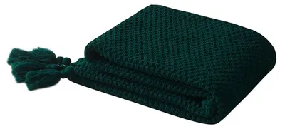 Produktbild von Gehäkelte Decke für Sofa und Bett mit Fransen