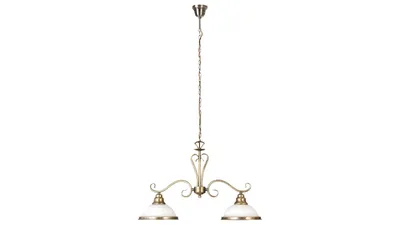 Obrázok produktu pre Klasická závesná lampa E27 2x60W farba hnedá 2757 Elisett Rabalux