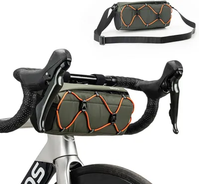 Productafbeelding van Stuurtas fiets 2,2 liter - Met schouderband - Donkerblauw