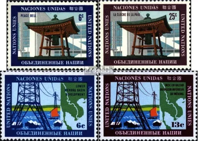 Produktbild von Briefmarken UNO - New York 1970 Mi 220-221,222-223 (kompl.Ausg.) postfrisch Sondermarken