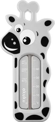 Image de Thermomètre de bain pour bébé Akuku Girafe gris