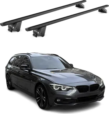 Produktbild von Dachträger Grundtäger für BMW 3er Touring F31 G21 2012-25 100kg Alu ABE Schwarz