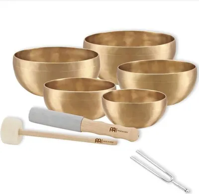Obrázek produktu pro Sada 5 zpívajících mís Meinl Sonic Energy SBU2950 s ladičkou
