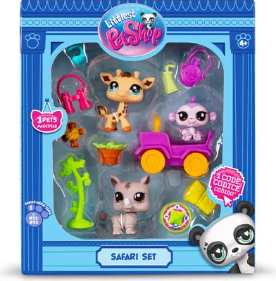 Image de TM Toys Littlest Pet Shop 3 figurines Safari