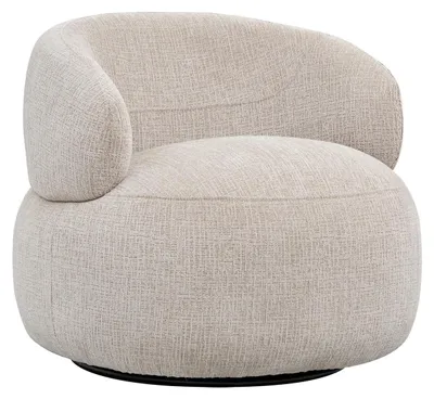 Produktbild von Loungesessel Max drehbar aus Chenille - Beige