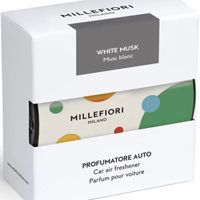 Immagine prodotto di Profumatore per auto, fragranza WHITE MUSK MILLEFIORI