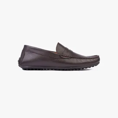 Produktbild von Omnio Bjorn Slipper für Herren, dunkelbraunes Leder