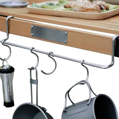 Produktbild von Aufhängehaken aus Edelstahl für Campingtische und zur Organisation