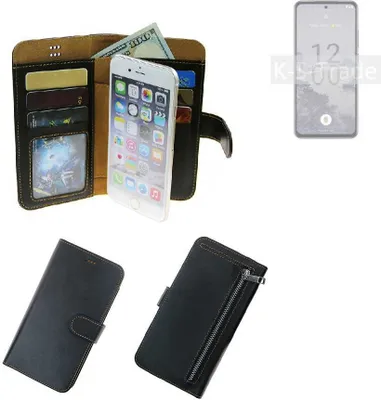 Produktbild von K-S-Trade Schutz Hülle kompatibel mit Nokia X30 5G Klapphülle Case Phone cover Slim Handytasche Handy Hülle schwarz aus Kunstleder (1 Stk)