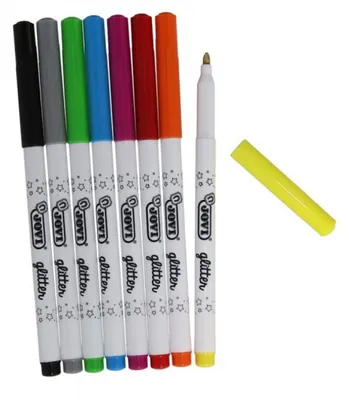 Obrázek produktu pro Jovi Glitter Markers Fixy 8 ks