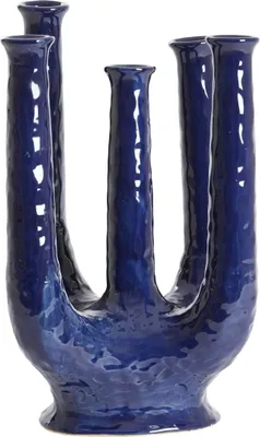 Produktbild von Light & Living - Vase LEONJO - 24x18x36 cm - Blau