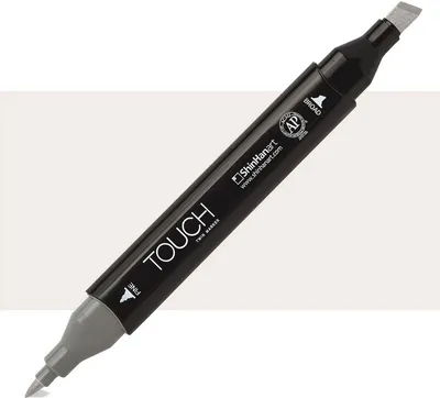 Zdjęcie produktu dla TOUCH dwustronny marker cienki i dłutko, WG0.5 ciepły szary
