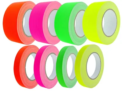 Obrázok produktu pre Lepiaca páska 25 m textilná páska neónovo-oranžová 50 mm