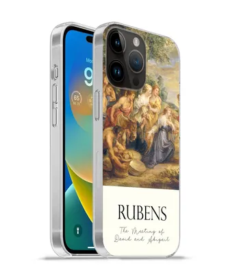 Produktbild von MuchoWow® Handyhülle Schutzhülle Hülle für Apple iPhone 14 Pro Max Rubens - Kunst - Die Begegnung von David und Abigail Silikon Softcase Handy Hülle - Hardcover