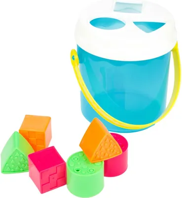 Image de Little Stars Baby Vormenstoof Emmer met 6 Blokken