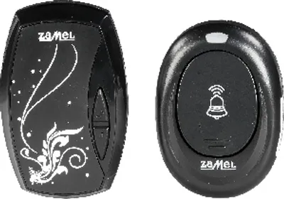 Zdjęcie produktu dla Dzwonek bezprzewodowy czarny BLUES Zamel ST-960 SUN10000424