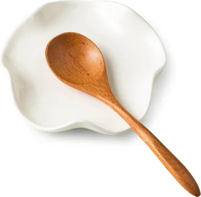 Produktbild von Löffelablage 13 cm, Keramik, weiß, für Küchenutensilien