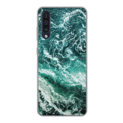 Produktbild von MuchoWow® Handyhülle Schutzhülle Hülle für Samsung Galaxy A30s Marmor - Gemustert - Natursteine Silikon Softcase Handy Hülle - Karteninhaber