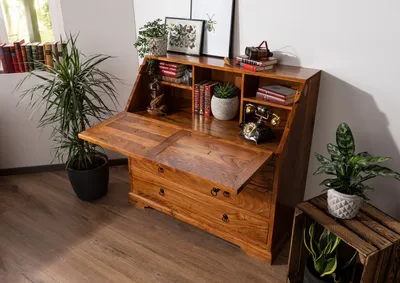 Produktbild von MASSIVMOEBEL24 Sekretär Akazie 107x50x100 honig  lackiert OXFORD #0515