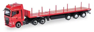 Produktbild von Herpa 319508 - 1/87 MAN TGX GX Teletrailer-Sattelzug "Scholpp" - Neu