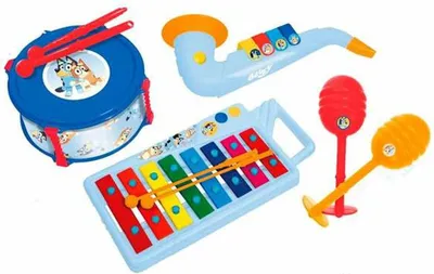 Produktbild von Musikinstrumente-Kinder-Set Bluey 9 Stücke