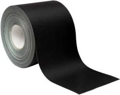 Immagine prodotto di Nastro di soglia per membrana EPDM Renoplast, membrana EPDM, lunghezza 1 mb, larghezza 10 cm, spessore 1,3 mm, autoadesivo, nero