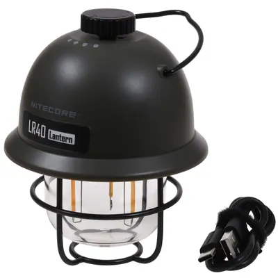 Produktbild von Nitecore LR40 Camping Laterne 2 Lichtfarben Powerbank-Funktion Grün