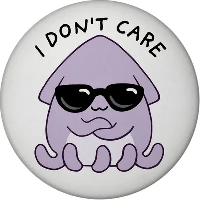 Produktbild von Jelly & Friends Tintenfisch Magnet mit Flaschenöffner rund mit Spruch I don‘t