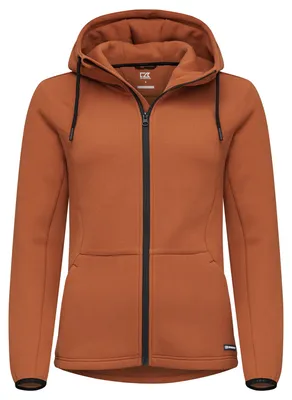 Produktbild von Cutter & Buck - "Pemberton" Hoodie mit durchgehendem Reißverschluss für Damen ET158 (S) (Rostfarben)