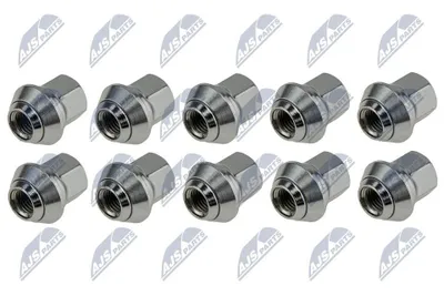 Produktbild von 10x NTY Radmutter Kegelbund F SW19 für FORD Fiesta Mk6 Schrägheck (JA8, JR8) FOCUS III Turnier Fiesta Mk5 Schrägheck (JH1, JD1, JH3, JD3) FOCUS III