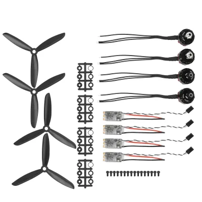 Zdjęcie produktu dla Zestaw silników drona CW+CCW, zestaw łopatek silnika ESC, 2300 KV RC ESC, RC Drone ESC, RC Car Motor Set, RC Accessory
