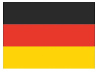 Produktbild von Printwear - Fahne, Polyester, Deutschland LT2867 (150 cm x 90 cm) (Schwarz/Rot/Gelb)