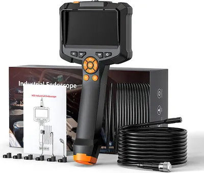 Produktbild von 8mm Endoskopkamera IP67 wasserdicht, 4,3" IPS, 1080P HD, 8 LED, 10m Kabel, Auto & Heimwerker
