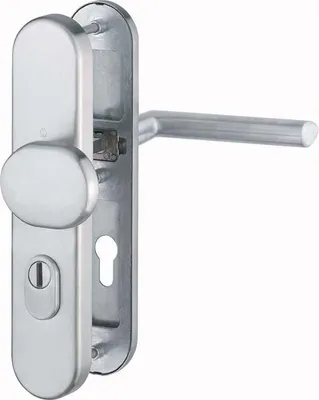 Produktbild von Hoppe Schutz-Drückergarnitur Stockholm E86G / 3332ZA / 3330 / 1140 ES1 SK2 PZ Vierkant 8 / 10mm - 3664291