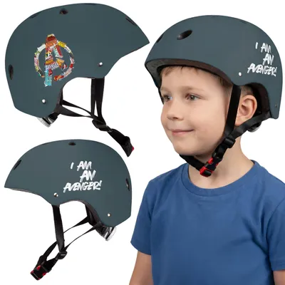 Produktbild von MARVEL Avengers Kinder Fahrradhelm für Jungen, verstellbar 52–56 cm, sportliches Design