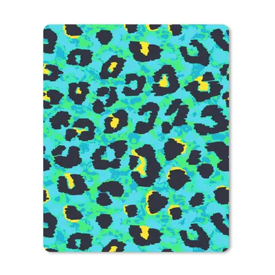Produktbild von MuchoWow® Mauspad Mousepad Panther Druck - Neon - Tiere - Design 30x40 cm - Mousepads - Maus Mat - Pad - Mausunterlage - Mausmatten
