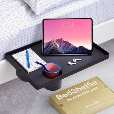 Image de Boîte de rangement Famanu pour lit et lit superposé - Noir