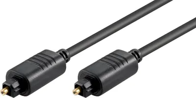 Produktbild von Microconnect TT610BKAD, Toslink, Männlich, Toslink, Männlich, 1 m, Schwarz