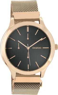 Image de Montre Oozoo or rose métal Timepieces femme-homme Montre à quartz analogique UOC10688